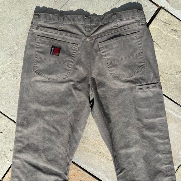 Upcycled Reworked Ripstop Utility Work Pants - Picture 7 of 8